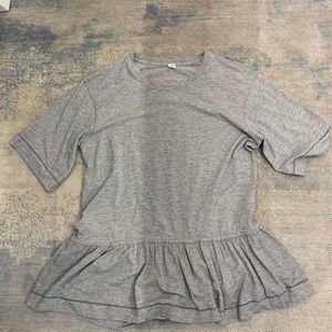 Lululemon peplum t-shirt top